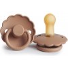 Frigg Daisy kaučuk cumlík Peach Bronze 1×1 ks