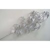 MagicHome Vianočná vetvička 74 cm strieborná