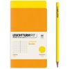 Zošit LEUCHTTURM1917 Jottbook Double, Lemon & Rising Sun, Flexcover, 80 g/m2 papier, 59 p., bodkovaný