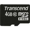 Transcend 4GB microSDHC (Class 10) paměťová karta (bez adaptéru) TS4GUSDC10