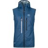 Dámska skialpinistická zatepľovacia vesta Ortovox Swisswool Piz Boe Vest Women's - sea surface L