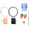Špionážne slúchadlo s GSM slučkou + 10W zosilňovač - Svetlý GSM model + Magnetické mikroslúchadlo