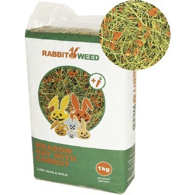 Rabbit Weed Seno lúčne s mrkvou 1 kg 40 l