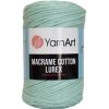 Špagát Macrame Cotton Lurex Svetlo mentolová 738-2