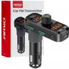 AMIO CAR FM transmitter 2×USB-A 1×USB-C 12V 24V