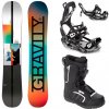 Gravity Symbol 25/26 snowboard + Raven Fastec FT360 black viazanie + Raven Target ATOP obuv - 159 cm + M (EU 39-42)