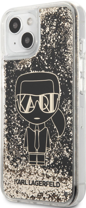 Karl Lagerfeld Apple iPhone 7/8/SE 2020/SE 2022 Liquid Glitter Gatsby čierne