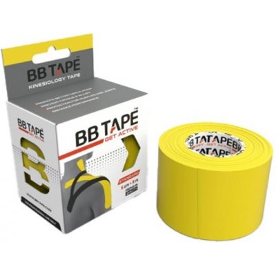 BB Tape Kineziologický tejp - 5 m x 5 cm Farba: žltá
