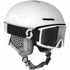 Scott Combo Helmet Track + Goggle Factor Pro white 51-55