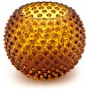 Váza 18cm - Hobnail - Ananás - amber