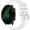 Remienok Solid Wristband biely pre Garmin Forerunner 158