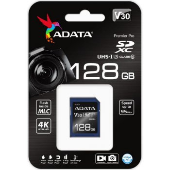 ADATA SDXC 128GB UHS-I U3 ASDX128GUI3V30S-R