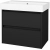 Dreja Skrinka pod umývadlo BONO SZZ2 70 (umývadlo Glance) - N03 Graphite / Úchytka T33 - čierna mat / N03 Graphite