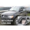Deflektory na Mitsubishi L-200 Double Cab, 4-dverová (+zadné), r.v.: 2006 - 2015