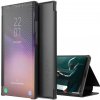 Peňaženkové Carbon puzdro na Xiaomi Redmi Note 10 Pro - Čierna