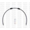 Venhill Hadica zadnej brzdy Venhill POWERHOSEPLUS KTM-6001R (1 hadica v sade) Priehľadné hadice, chrómové koncovky