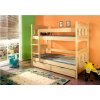 Nábytek PEGAS s.r.o. Dětská patrová postel z masivu VIKTOR