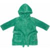Detský mäkučký župan s kapucňou Villervalla zelený VERDANT