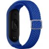 eses Tkaný elastický remienok pre Xiaomi Mi Band 3, 4, 5 a 6 - Modrý
