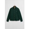 Gant Quilted Cord Collar Full Zip Tartan Green
