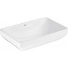 Umývadlo na dosku Grohe Euro Ceramic 60x40 cm alpská bílá bez otvoru pre batériu, s prepadom 102434SH00