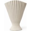 Ferm Living Dizajnová váza Fountain Off White