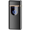 Handy 310 Smart plazmový zapaľovač USB / čierny (Luxusný dotykový plazmový zapaľovač elektrický na cigarety, USB nabíjanie)