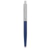 Guľôčkové pero, 0,24 mm, stláčací mechanizmus, strieborný klip, modré telo, ZEBRA 