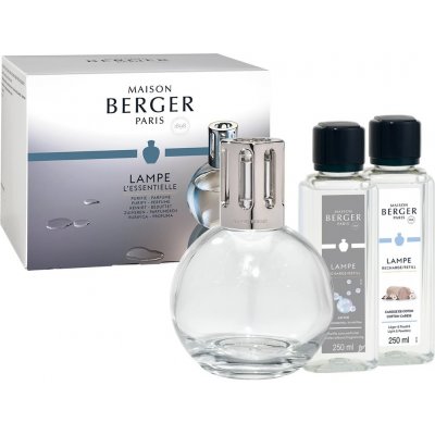 Maison Berger Paris darčekové balenie katalytická lampa Essential Round Bavlnená starostlivosť 250 ml So Neutral 250 ml
