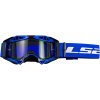 LS2 AURA ENDURO SÉRIES GOGGLE BLACK BLUE WITH CLEAR VISOR