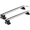 Příčníky Thule BMW X6 F16 2015-2019 holá střecha, Evo WingBar stříbrné (Thule Evo WingBar stříbrné 7105 + 7114 + kit 5145)