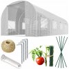 Záhradný fóliovník 2 x 4,5 m (9 m2) biely Plonos