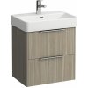 Laufen Base skrinka 52x35.8x51.5 cm závesná kúpeľňová skrinka pod umývadlo svetlý brest H4021521102621