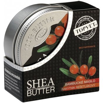 Topvet Shea Butter bambucké maslo s rakytníkom bez parfumácie 100 ml