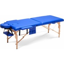 BodyFit 2 Drevený masérsky stôl segmentový modrý 195 x 70 5 cm
