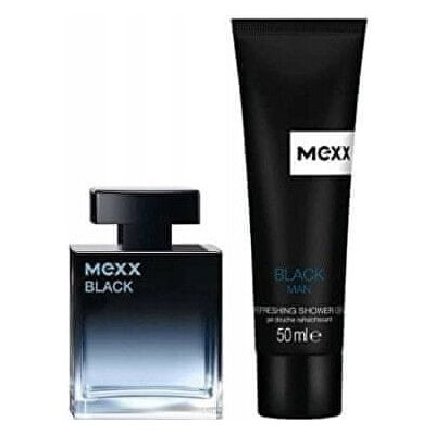 Mexx Black Man - EDT 30 ml + sprchový gel 50 ml