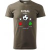 Futbal volá - Klasické pánske tričko vyššej gramáže - 2XL ( Army )