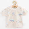 Dojčenské bavlnené tričko s krátkym rukávom New Baby Víla, veľ. 80 (9-12m)