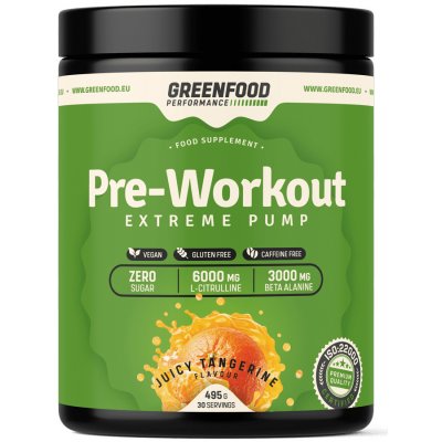 GreenFood Pre-Workout 495 g