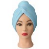 Kaptan Turban na vlasy vafle, svetlo modrý
