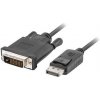 LANBERG HDMI (M) na DVI-D (M) (18+1) kabel 1,8m, černý, single link, pozlacené konektory CA-HDDV-10CC-0018-BK Lanberg