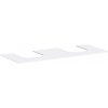 Hansgrohe Xevolos E doska 500/480 137,4 x 55 x 1 cm matná biela 54207700