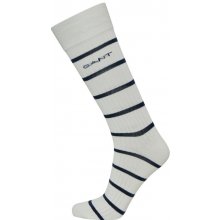 Gant ponožky D1. BRETON STRIPE RIB SOCKS 1-PACK biela