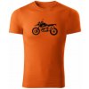 T-ričko BMW HP2 Enduro pánske tričko Farba trička: Oranžová, Veľkosť: XXL