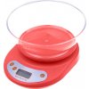 Verk 17025_CZ Digitální kuchyňská váha 5 Kg + miska červená