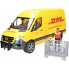 Bruder 2671 Mercedes-Benz Sprinter DHL s řidičem a příslušenstvím