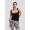 TOP KARL LAGERFELD FASHION TANK BLACK