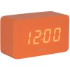Dizajnové LED hodiny s budíkom 5983OR Karlsson 10cm