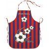 Detská zástera, Futbal, červeno-modrá