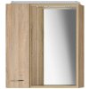 Sapho ZOJA/KERAMIA FRESH galérka s LED osvetlením 60x60x14cm, ľavá,dub platin 45027